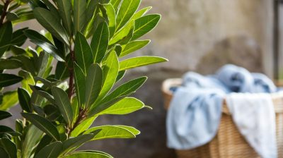 La feuille de laurier : un boost naturel pour une lessive plus efficace