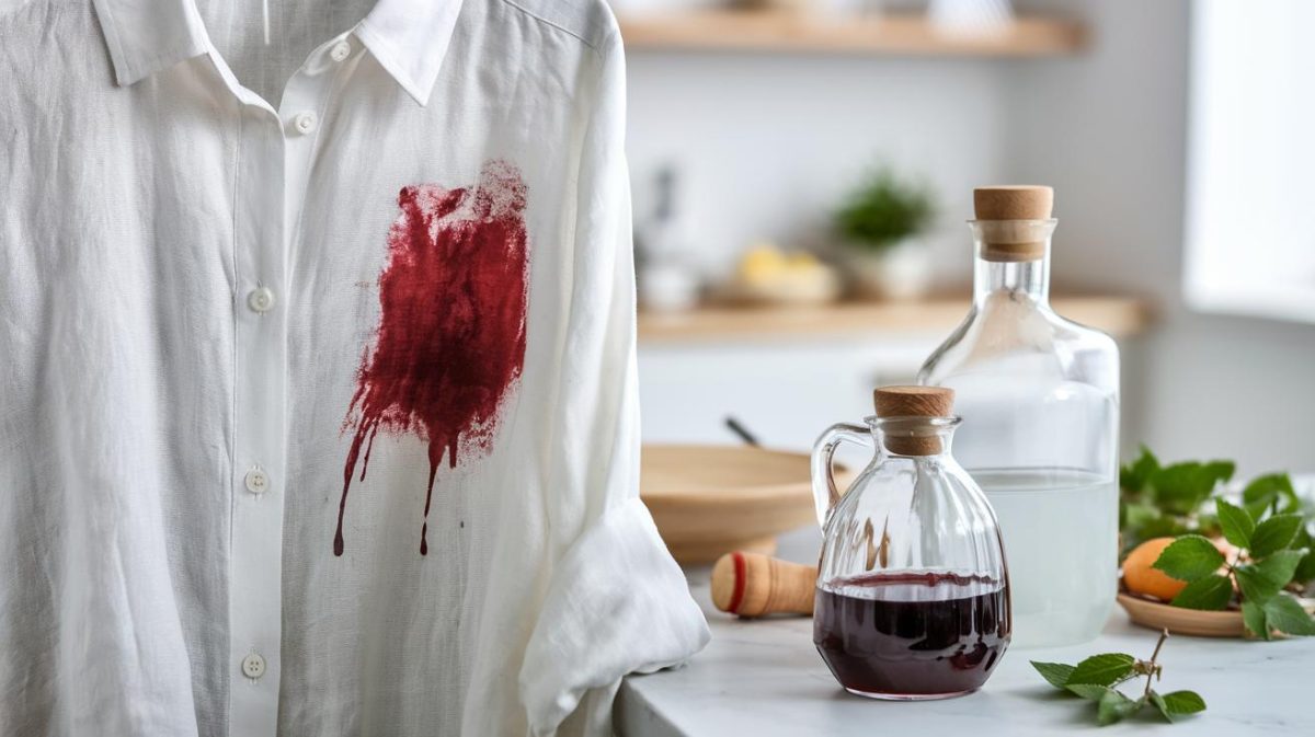 Retirez les taches de vin rouge de votre linge avec une solution étonnante